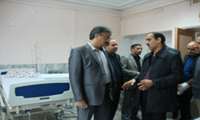  مسئولین دانشگاه از بخش تالاسمی و هموفیلی بیمارستان نقوی  بازدید نمودند